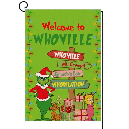 Sunwer Christmas Garden Flag Merry Xmas Winter Holiday Party Decoration Outdoor Front Lawn Yard Patio Decor 12.518