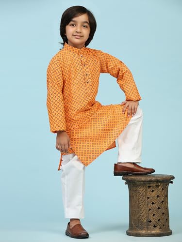 Image of Pro-Ethic Style Developer Boys Cotton Kurta Pajama For Kid's Ethnic Wear | Cotton Kurta Pajama (S-239)