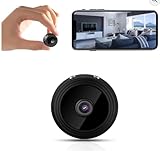 Spy Camera WiFi, Smallest Hidden Cameras, HD1080P mini Home Security Cameras,Covert Baby Nanny Cam with Cell Phone App, Tiny Smart Camera for Indoor Video Recorder Activated Night Vision