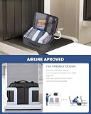 LOVEVOOK plecak bagaż podręczny Ryanair, szary, 40 x 20 x 25 cm (14 Zoll), Casual