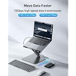 BENFEI Laptop Stand with USB C 7in1 Docking Station,HDMI 4K@60Hz,1*SD 1*Micro SD,100W Power Delivery,10Gbps 1*USB C 3.2 and 2*USB A 3.2 Compatible with MacBook Pro/Air, iPad Pro, XPS, Thinkpad - Image 3