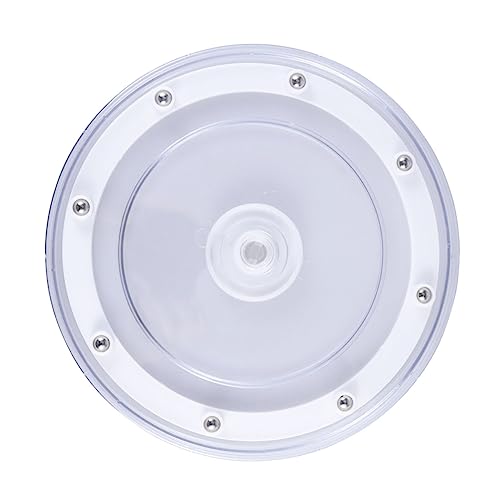 OUNONA 9 Acrylic Turntable Tray with Smooth Bearings for Kitchen Pantry Countertops and Vanity Organization Versatile Storage for Spices Jars and Cosmetics