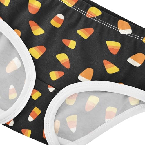 Wusikd Candy Corn Girls' Underwear Cotton Girls Briefs Soft Toddler Underwear 2T4