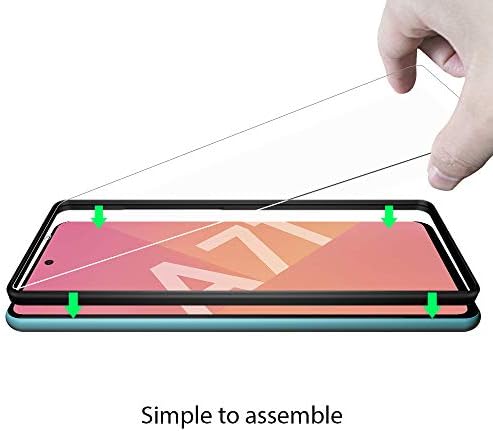 ANEWSIR 3 Pack Compatible with Samsung Galaxy A71/A71 5G Screen Protector, Easy to Install, Anti-scratch, Bubble Free, for Samsung A71/A71 5G Tempered Glass Screen Protector.