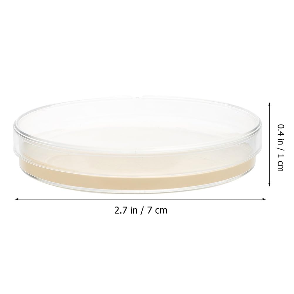 Petri Dish Tissue 20Pcs Culture Plate Nutrient agar Plate Tools for stuffies for Glass Mushroom Tool kit for Tools ES Science Dish lab Science Experiment Tray