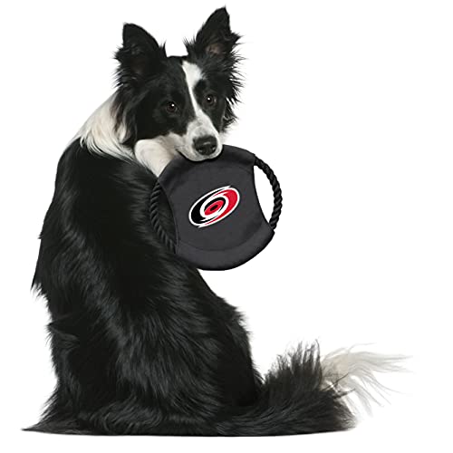 Littlearth NHL Carolina Hurricanes Sock Monkey and Flying Disc Pet Toy Combo Set, Team Color, One Size by Littlearth - Image 4