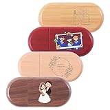 4GB 500Pack Custom Wood USB Flash Drive, Personalized Oval Wooden USB Thumb Drives, Customized Memory Stick Pen Sticks Bulk, Printed or Engraved with Your Logo, Bulk Jump Drives as Promotional Gift -  SZYMYB