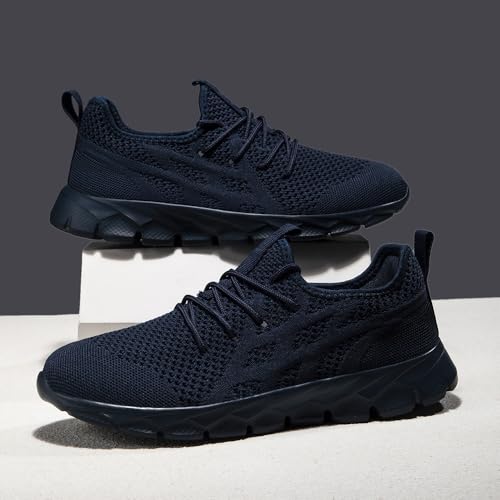 Image of Running Shoes for Men Gym Tennis Athletic Walking Shoes Non Slip Lightweight Breathable Sports Mesh Fashion Work Sneakers Casual Workout Trianer