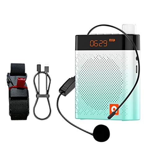 Amplificador de voz, cintura portátil, amplificador de voz, alto-falante, microfone, adaptador alto,