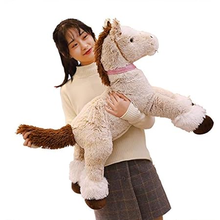 Amazon Bears Homeぬいぐるみ 馬 クマ コストコ 巨大 テディベア 抱き枕 クリスマス 誕生日 プレゼント 可愛い インテリア 撮影道具 添い寝 1cm ぬいぐるみ おもちゃ