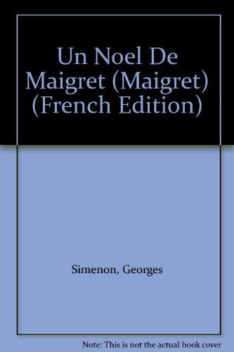 Un Noel De Maigret (Maigret) [French] 2258032083 Book Cover