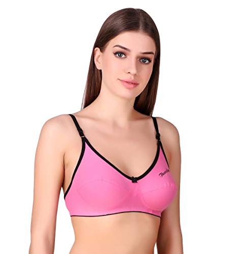 Image of KEOTI Cotton Lycra Printed Bras - Pack of 7 (Weekdays Printed i.e., Sunday, Monday,..)