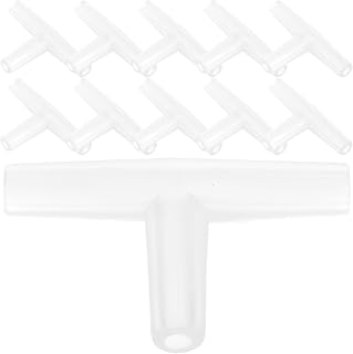 20pcs Aquarium Air Tubing Connectors Kit White Tube Adapter for Fish Tank Air Pump Accessories Easy Install for Diverse Aquarium Setups