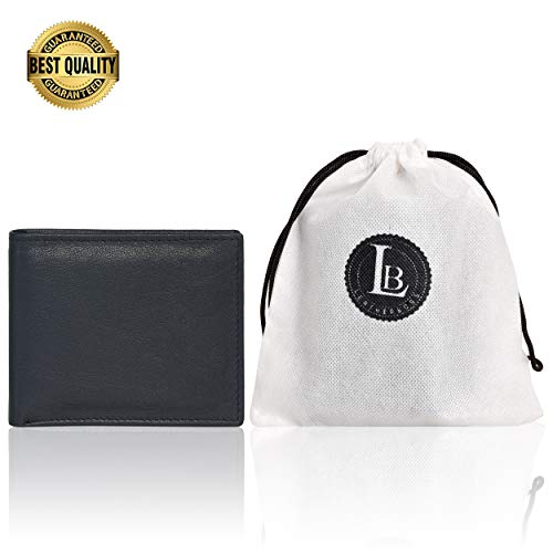 Leatherboss Men's Ultra Slim Bifold Wallet - 3.9" X 3.1/4"2