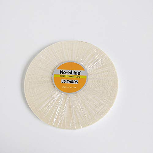 "No Shine" Hair Extensions Tape Double Sided Roll Tapes Stickers Adhesive for Men Hair System Replacement Toupee Hair Extension Wig Bundles Hair Weave Closure Lace Frontal(36Y & 0.8CM)
