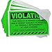 SmartSign Parking Violation Stickers, Pack 50 Labels with Permanent Adhesive, 5