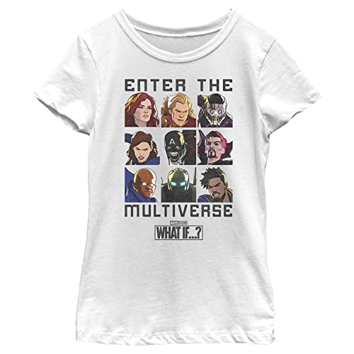 Marvel Entrez dans Le Multivers T-Shirt Fille manches courtes en coton
