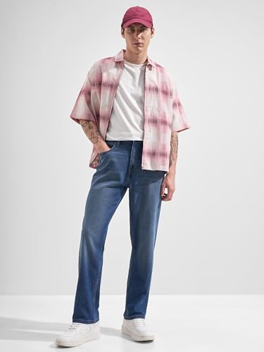 Image of Highlander Men's Straight Relaxed Fit Jeans | Stretchable | Everyday Comfort & Style| Jeans for Man|Premium Cotton Blend