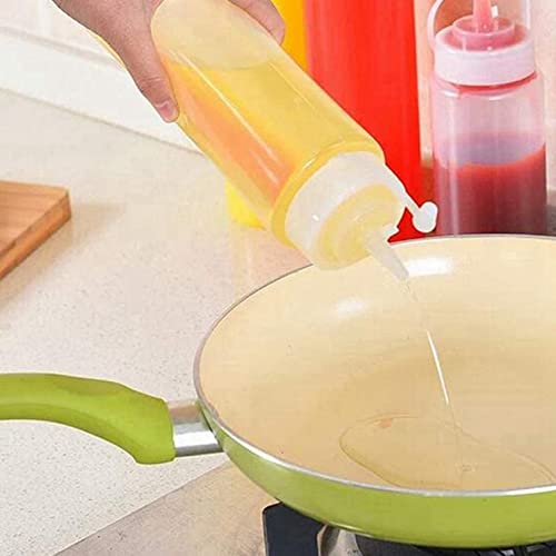 Envases exprimibles de 8 oz para salsa de tomate y aderezos con tapa de rosca 3