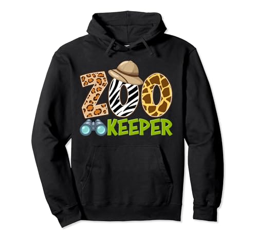 Zookeeper Costume Safari Trip African Savanna Animals Theme Pullover Hoodie