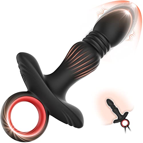 Sex Toys For Men Prostate Massager - Adult Toys Vibrator For Mens Vibrating Butt Plug With 7 Vibration Modes, Male Sex Toy Butt Plug Dildo Vibrators, Anal Plugs For Man Couples Adult Sex Toys & Games #TOP12