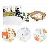 HahaGo Baby Stoffwindel waschbar wiederverwendbare Windeln All-in-One-Taschenwindel für die meisten Babys und Kleinkinder (4PCS, Orange Fox Muster)