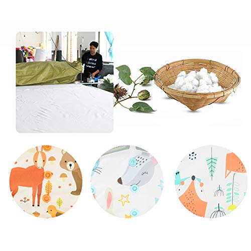 HahaGo Baby Stoffwindel waschbar wiederverwendbare Windeln All-in-One-Taschenwindel für die meisten Babys und Kleinkinder (4PCS, Orange Fox Muster)