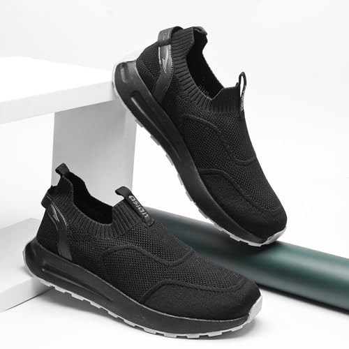 Image of ASIAN Wind Pro-11 Walking Shoes for Men | Lightweight Slip-On Sneakers with Soft Cushion Sole & Breathable Mesh