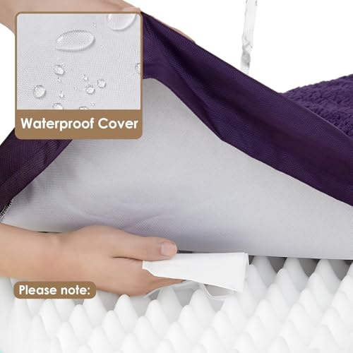 Image of EHEYCIGA Orthopedic Dog Bed Large with Removable Washable Cover, 36x27