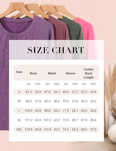 Zeagoo Sweater Tunics For Women 2024 Blouse For Women Long Sleeve Pleated Tops For Women O Neck Pullover Shirts For Fall thumb #5