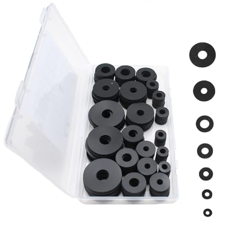 Smartsails 140-Piece Black Rubber Gasket Assortment Kit