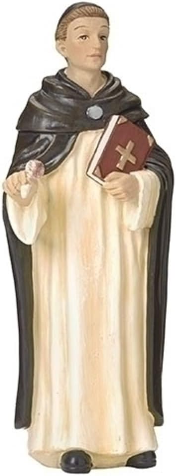 Roman Giftware Inc., Patrons & Protectors, 4" H ST Thomas Aquinas Figure,Religious, Inspirational, Durable (4x1x4)