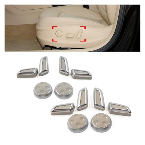 Interruptor de asiento coche y kit de cubiertas de botón para Audi A3 A4 3