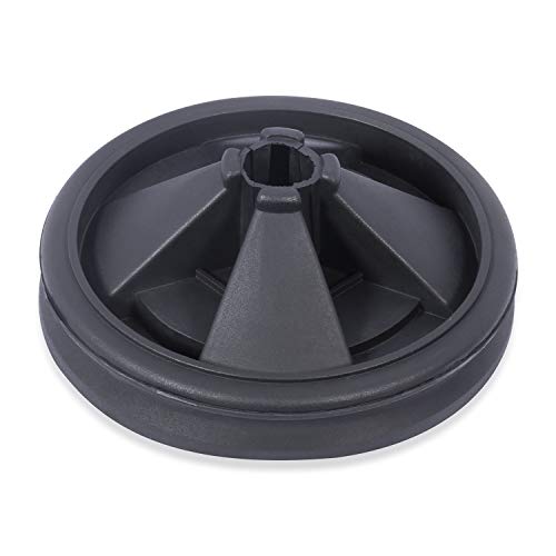 Kuyang 2 Pack Garbage Disposal Splash Guard Kitchen Quiet Collar Sink Baffle, Black Pure Rubber, Food Waste Disposer Accessories, 3.35 Inch In Diameter - Thumbnail 2