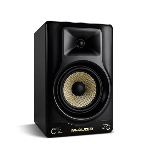 M-Audio Forty Sixty 6.5-Zoll Studiomonitorlautsprecher für Produktion und Mixing mit Präzisions-DSP Frequenzweiche, EQ, Steuerungs-App und Bluetooth, 100 W