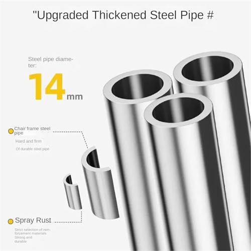 YelaJoy 2pcs Portable Folding Stool, Small Portable Stool for Adults, Fishing Hiking Gardening and Beach with Carry Bag, Hold Up to 265 LBS (Black)