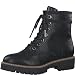 Produktbild s.Oliver Damen Stiefeletten zum Schnüren aus Kunstleder mit Reißverschluss Vegan Schwarz (Black), 38