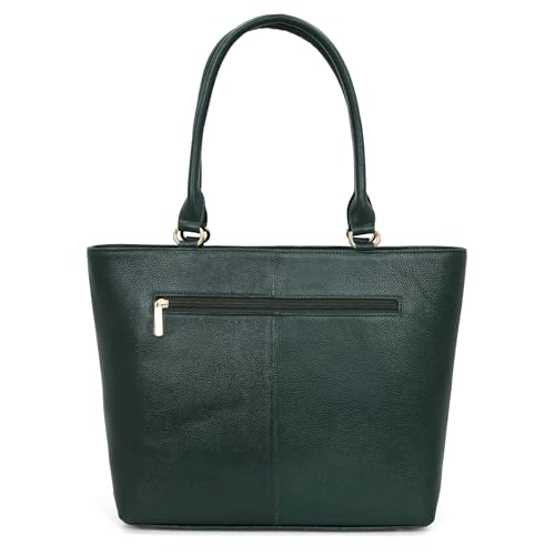Image of RICHSIGN LEATHER ACCESSORIES Full Grain Natural Leather Top Handle Satchel Shoulder & Handbags