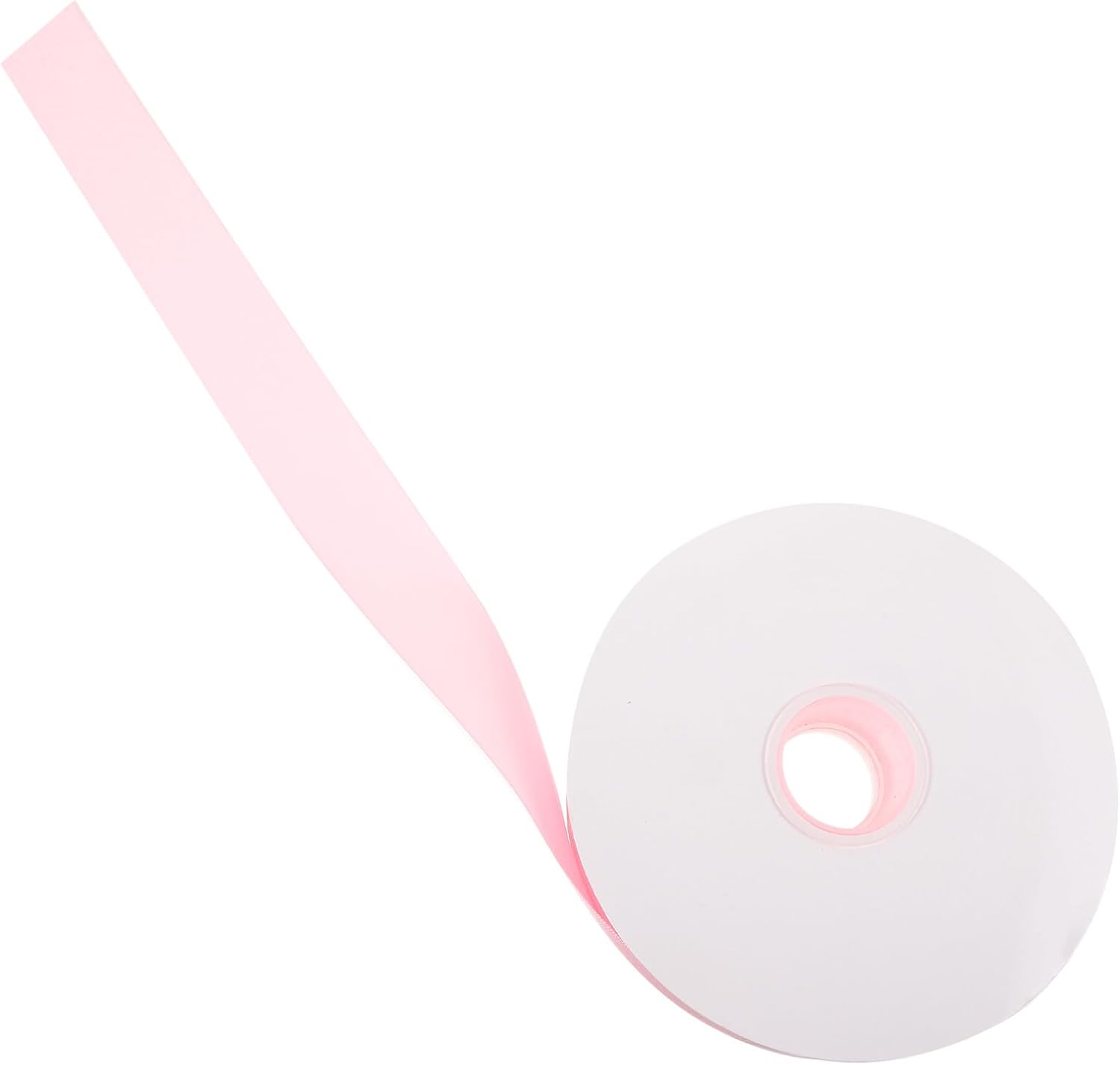 4cm Single-Sided Dense Woven Polyester Ribbon, 91 Yards Roll, DIY Craft Ribbon for Wrapping, Present Packaging, Decorative Bow Making, Pink Color for Party and Holiday Supplies