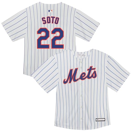 Juan Soto New York Mets MLB Infants 12-24 Months White Home Player Jersey (US, Age, 24 Months, Juan Soto New York Mets White)