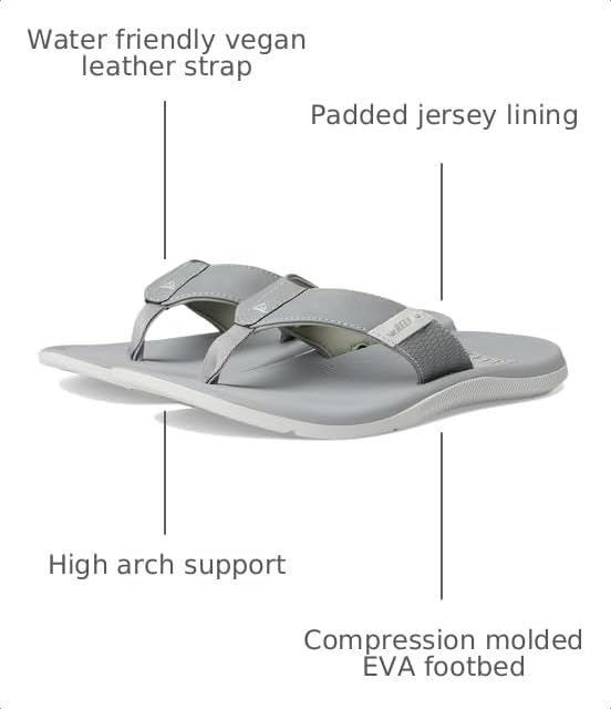 REEF Santa Ana Mens Sandal Grey-Light Grey 13 - image 3