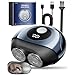 Mini Rasierer Herren Elektrisch, Nass- & Trockenrasierer, Portable Elektrorasierer Herren mit LED-Anzeige & Sperrfunktion, Wasserdichter Shaver 7000 U/min mit Spiegel—Praktische Geschenke für Männer