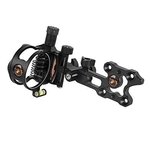 TOPOINT ARCHERY CNC Aluminum 5 Pins Or 7 Pins .019" Tool-Less Bow Sight