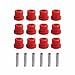 For Golf Cart Leaf Spring Bushing Kit EZGO TXT Spring Bushing Kit, for 1994-Up EZGO TXT/Medalist and 1981-Up Club Car DS - Red Upgrade Replacement for OEM 1012303 1015583 6pcs
