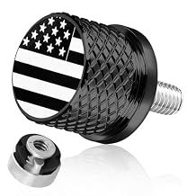 GUAIMI Fender Seat Bolt Screw Nut Kit 1/4"-20 Thread Compatible with Harley Sportster Touring Electra Glide Street Glide 1996-2026 -American Flag - Black