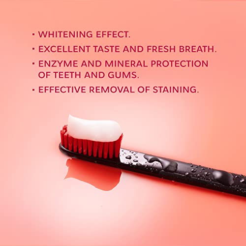 R.o.c.s. Toothpaste - Mineralin Complex With Calcium Bromelain, Xylitol - Teeth Enamel Strengthening, Plaque Prevention - Dental Care And Protection (Grapefruit And Mint, Pack Of 3) #TOP2