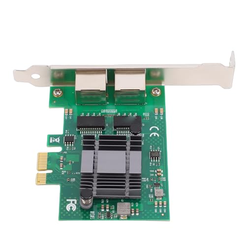 Tarjeta de red Gigabit Ethernet, 2 puertos RJ45 PCI Express para servidor, escritorio y máquinas industriales miniatura 5