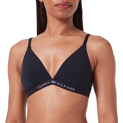 Tommy Hilfiger Damen Bikinitop Triangel , Blau (Desert Sky), XL