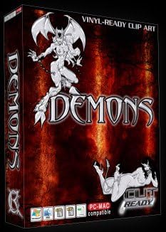 Devil & Demon EPS Vector Sign Clipart