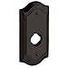 Baldwin R028102FD Oil Rubbed Bronze Pair of 5.65" Height Bethpage Dummy Rosettes
